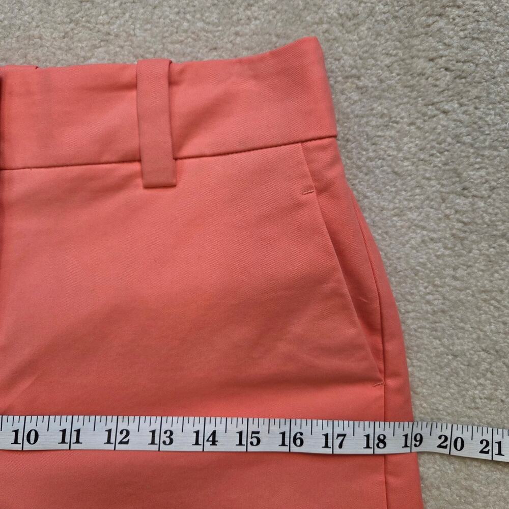 J. Crew Re-Imagined Size 6 Wide Leg Cropped Flat Front Pants Coral